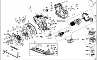 Dewalt DCS572-GB 184mm Rail Circular Saw Spare Parts